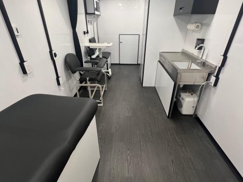 Magnum-Mobile-26ft-Mobile-Medical-Clinic-Professional-Series-Hallway-Towards-Front-7