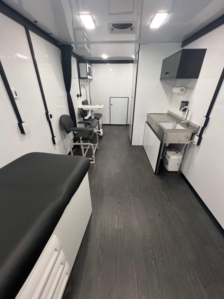 Magnum-Mobile-26ft-Mobile-Medical-Clinic-Professional-Series-Hallway-Towards-Front-7
